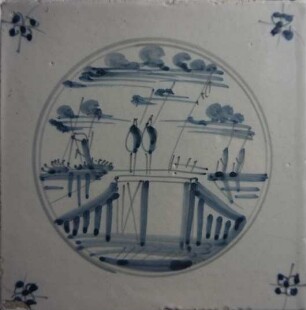 Fliese, Niederlande, 1750-1799