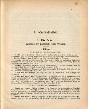 Programm der Großherzoglichen Realschule I. und II. Ord. zu Mainz für das Schuljahr ..., 1876/77