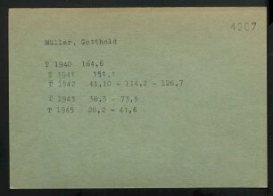 Müller, Gotthold