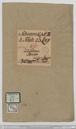 Sonatas - Mus.2981-R-7 : vl, bc - A; LeeB 3.98
