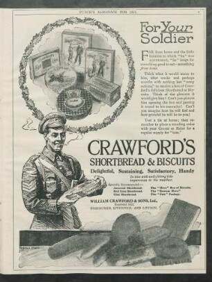 For Your Soldier. Crawford's Shortbread & Biscuits