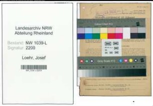 Entnazifizierung Josef Loehr , geb. 02.09.1891 (Zollbeamter)