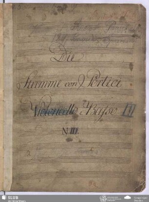 [Violoncello e] Contrabasso 3