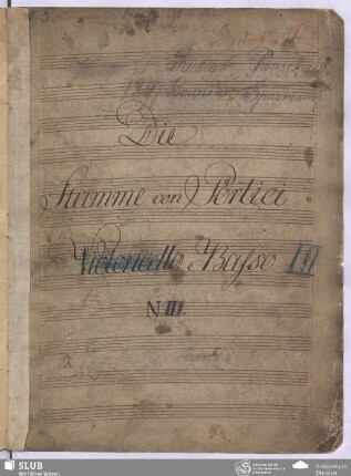 [Violoncello e] Contrabasso 3