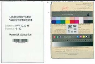 Entnazifizierung Sebastian Hummel , geb. 30.11.1893 (Lehrer)