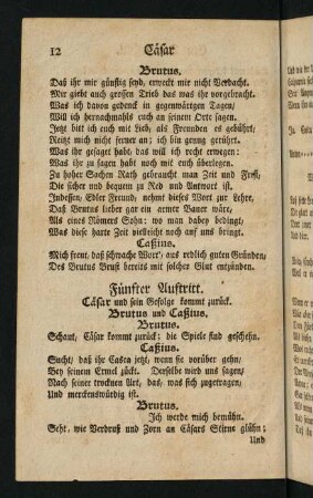 Fünfter Auftritt. - Zwölfter Auftritt.