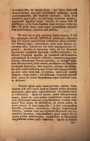 Panegyricus Divae Ursulae Virgini et Martyri