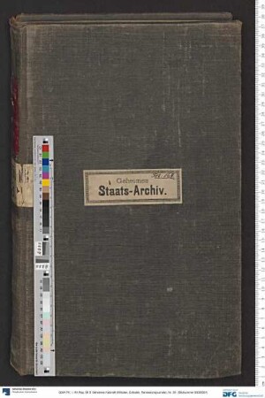 Kabinettsorders vom 3. Januar 1755 - 31. Dezember 1755 (Abschriften)