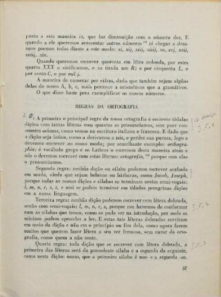 57-65, Regras da ortografia