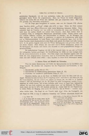3. Äußere Form und Schrift der Urkunden