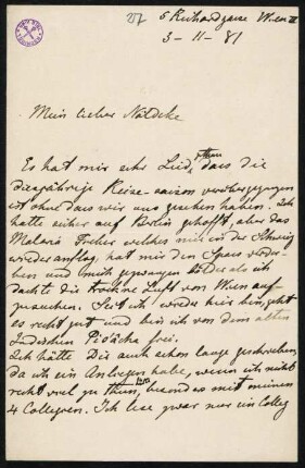 Brief 27: 03.11.1881