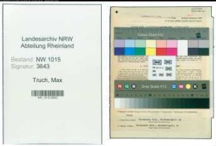 Entnazifizierung Max Truch , geb. 20.01.1900 (Stadtinspektor)