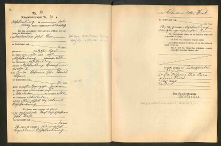 Standesamtsbuch der Stadt Aschaffenburg: Eheschließungen 252/1930 - 130/1931