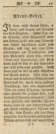 Abend-Gebet