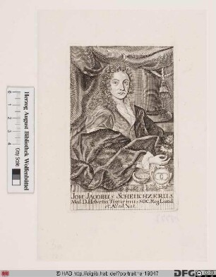 Bildnis Johann Jacob Scheuchzer