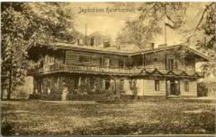 Ansicht vom Jagdschloss Hubertusstock