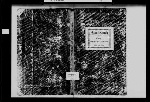 Kälbertshausen, evangelische Gemeinde: Standesbuch 1868-1869