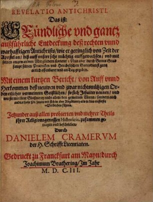 Revelatio Antichristi