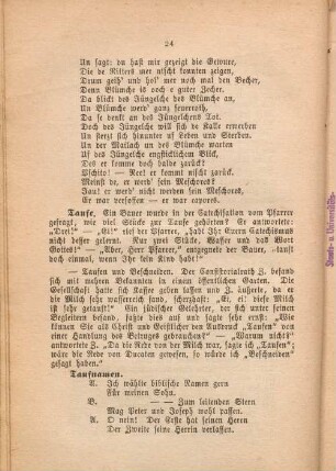 Taufnamen.