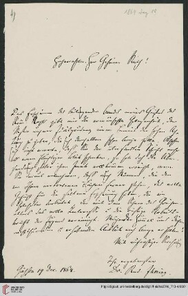 Heid. Hs. 2746,713-4: Brief von Rudolf von Jhering an Carl Joseph Anton Mittermaier