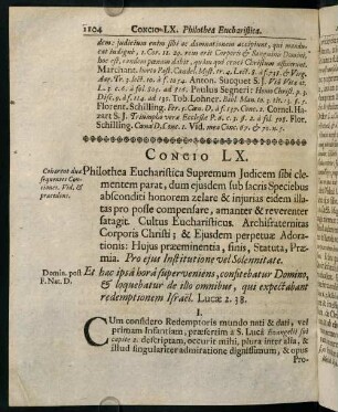1104-1130, Concio LX.