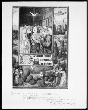 Lateinisches Gebetbuch mit französischem Kalender — Pfingsten, Folio 118