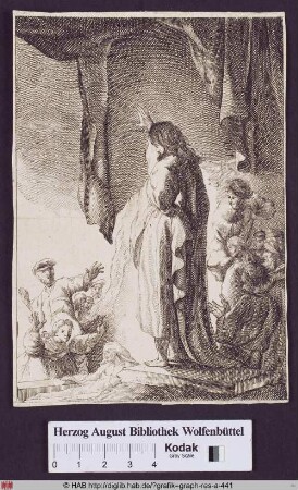 Die Auferweckung des Lazarus.