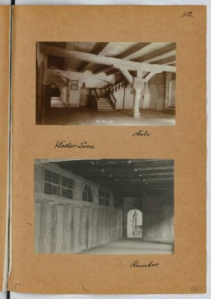 Kloster Lüne, Lüneburg: Innenansichten (aus: Skizzen- und Fotoalbum 25)
