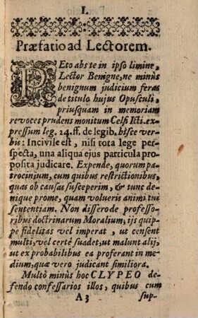 Clypevs Alphabeticvs Id Est Clypeus Clementium Judicum