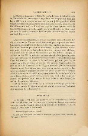 La Bibliophilie : ancienne & moderne, française & étrangère. 1889