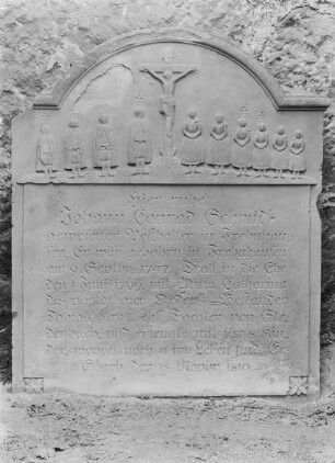 Grabstein für Johann Conrad Schmidt (gestorben 1810)