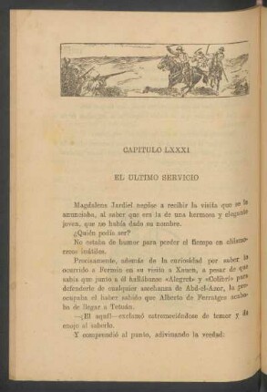 Capítulo LXXXI - El último servicio