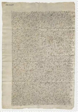 Testament der Geseke, Witwe des Henning Leyferdes; besiegelt von den Ratsmannen Ditmer Sanckenstede und Hinrick Tobingk. Zahlreiche Vermächtnisse.
