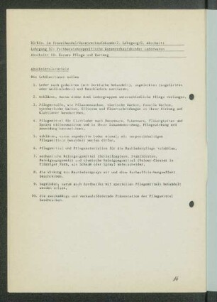 Abschnitt 08: Excurs Pflege und Wartung