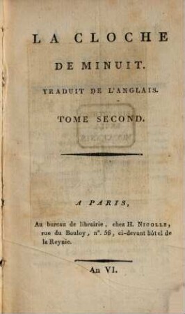 La Cloche De Minuit, 2