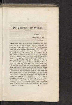 Der Thiergarten und Bellmann.