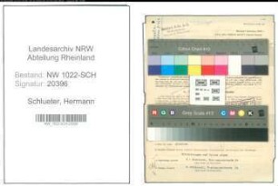 Entnazifizierung Hermann Schlueter , geb. 16.04.1903 (Schlosser)