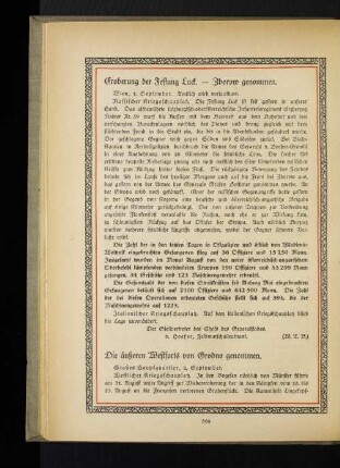 Die äußeren Westforts von Grodno genommen.