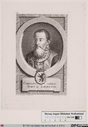 Bildnis Carl Frhr. von Zierotin