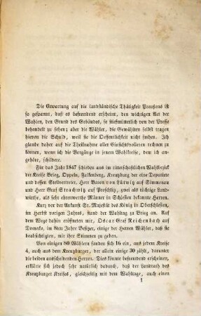 Meine Wahl zum landständischen Deputirten