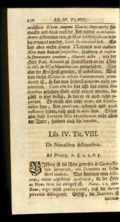 Tit. VIII. De Noxalibus Actionibus.