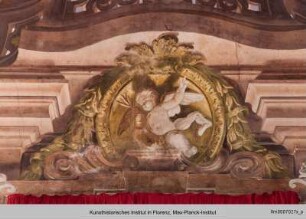 Kartuschen mit Putti : Amorette
