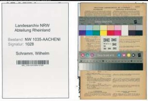 Entnazifizierung Wilhelm Schramm , geb. 07.01.1903 (Schlosser)