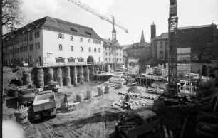 Freiburg: Großbaustelle Tiefgarage am Rotteckring