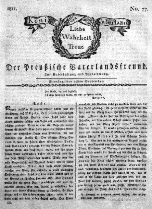 No. 77., vom 24sten September