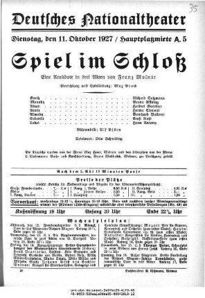 Spiel im Schloß