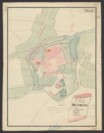 Grundriss der Stadt Hoyerswerda