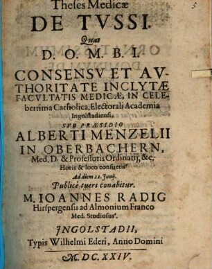 Theses med. de tussi