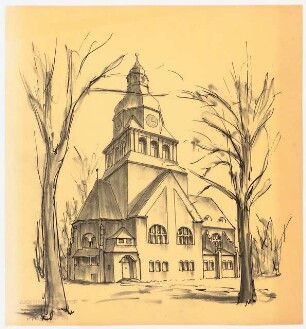 Johannesstift Berlin-Spandau Umbau Stiftskirche: Perspektivische Ansicht