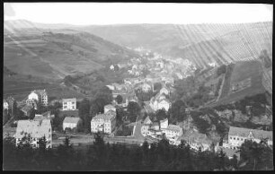 Glashütte. Blick auf Glashütte